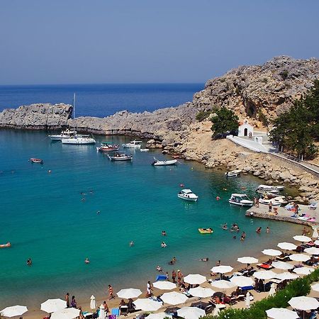 Lindos Allure Villa With Jacuzzi And Acropolis View!!! Exteriér fotografie