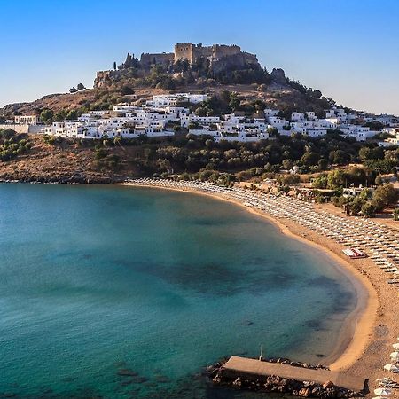 Lindos Allure Villa With Jacuzzi And Acropolis View!!! Exteriér fotografie