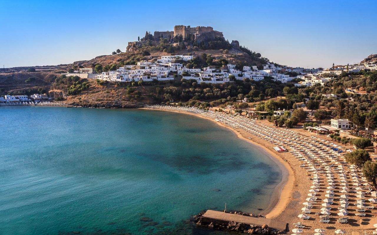 Lindos Allure Villa With Jacuzzi And Acropolis View!!! Exteriér fotografie
